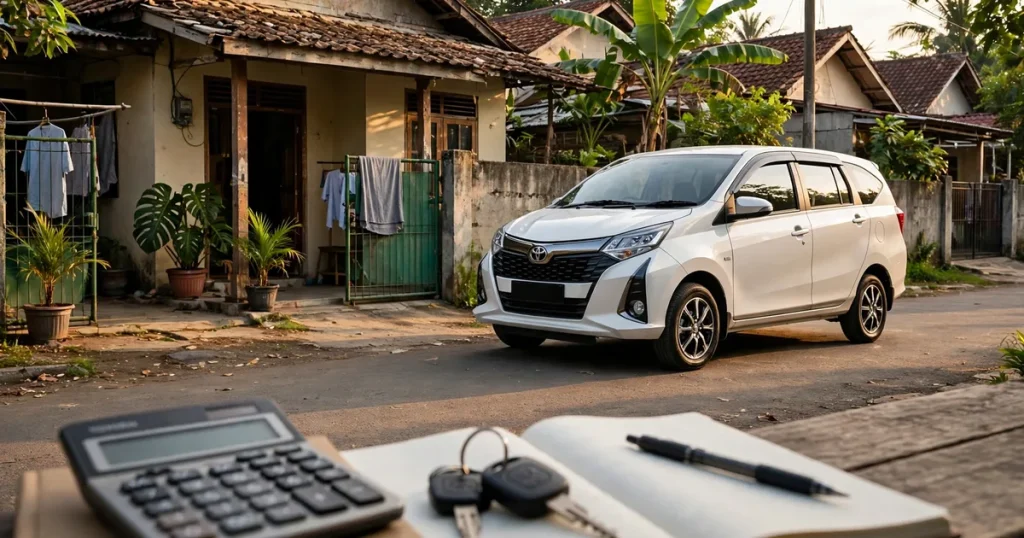Total biaya punya Toyota Calya 5 tahun di Bekasi, hitungan cicilan BBM servis pajak